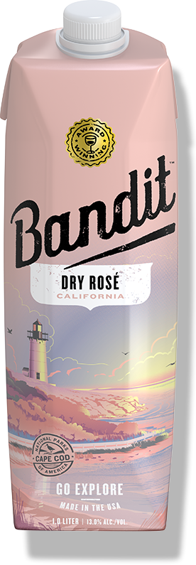 Bandit Dry Rosé Bottle Shot